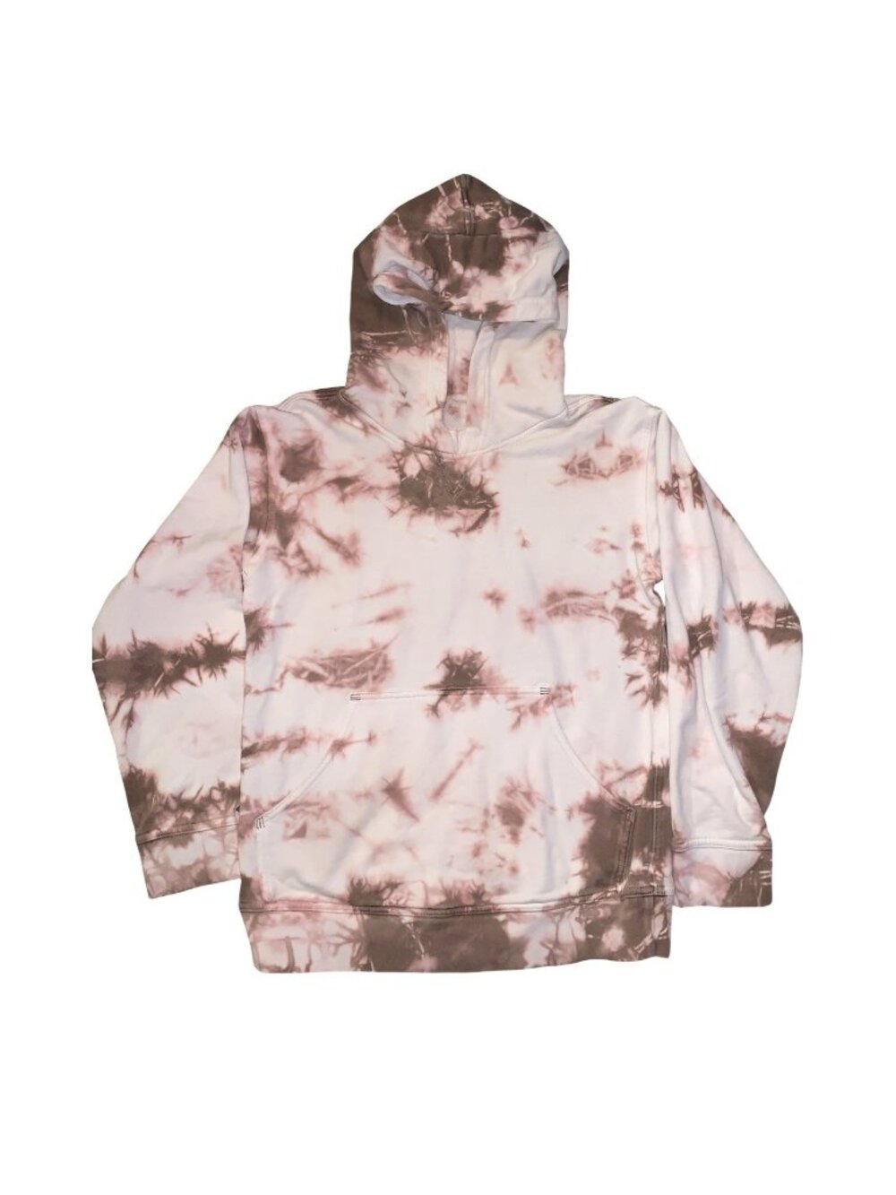 Lululemon All Yours Hoodie Sweatshirt Size 4 Fleece Marmoleado Tie Dye Clay EUC